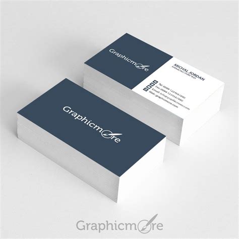 Select the shape and edge design you prefer, then focus attention on your brand by choosing a template that reflects your style and industry. GraphicMore Business Card Template Free PSD File