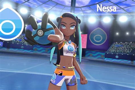 Nessa is the new water type gym leader in Pokémon Sword and Shield Polygon
