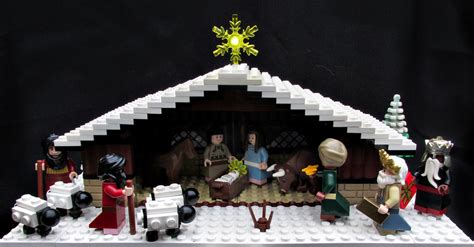 Merry Christmas I Made A Lego Nativity Scene This Year Pr Flickr