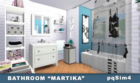Sims 4 Bathroom “martika” By Pqsim4 By2017