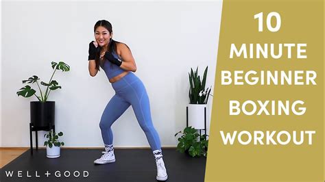 Minute Beginner Boxing Workout Good Moves Well Good Youtube
