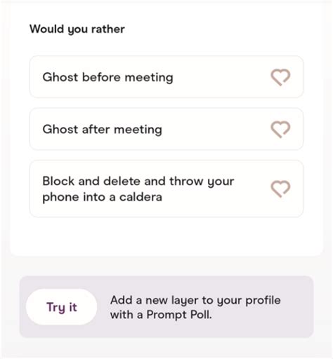 Hinge Prompt Poll What Is It Should You Use It Pros Cons