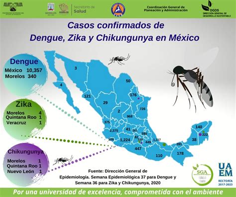 Casos Confirmados De Dengue Zika Y Chikungunya En México Universidad
