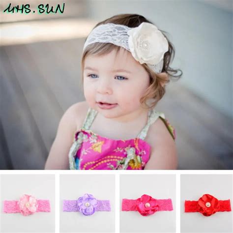 Buy Mhssun 5pcs Baby Flower Hairbands Girls Elastic