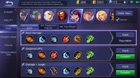 Suchen sie nach estée lauder auf gigagünstig. Build Item Jess No Limit Top Global Mobile Legends Dunia ...