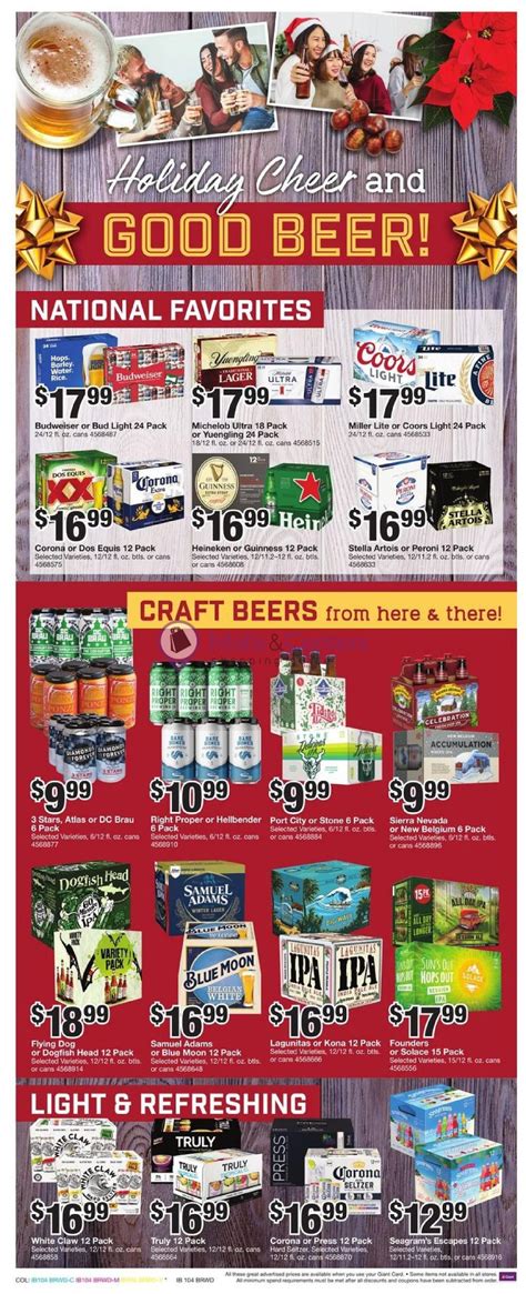 Prices and select sale items may vary by location. Giant Food Stores Weekly Ad - sales & flyers specials ...