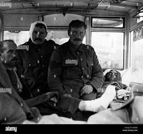 Ww1 Wounded Soldiers Stock Photo Alamy