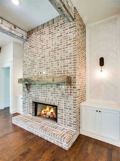 What To Do With A Red Brick Fireplace Fireplace Guide By Linda