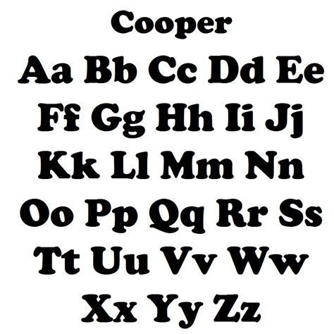Cooper Font Mdf Letters With Images Mdf Letters Lettering Fonts