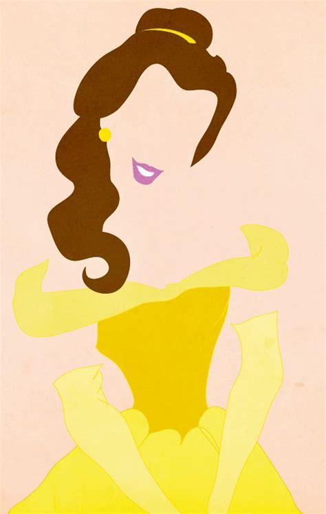 Disney Princessess Minimalist Poster On Behance Disney Princess