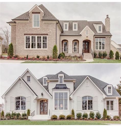 Before And After Photos Of A House With White Trim On The Windows