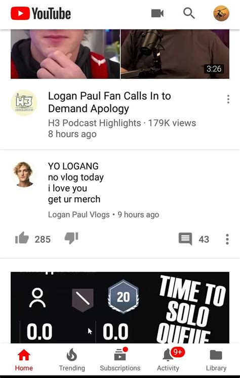 Remember That Tweet That Was About Logan Pauls Videos Coming Into