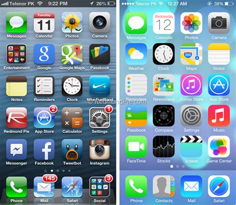 There are both pros and cons to ios when compared to android, especially in our case. iOS 7 vs iOS 6 - Side By Side Visual Comparison [IMAGES ...