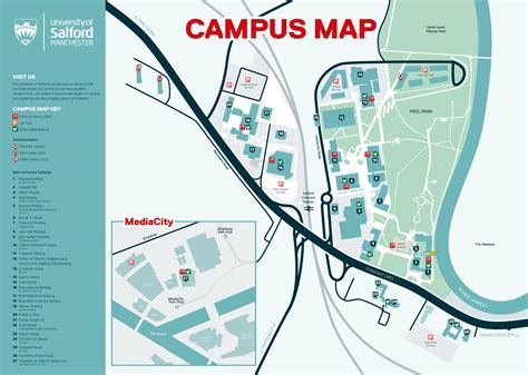 University Of Salford Campus Map By University Of Salford Issuu