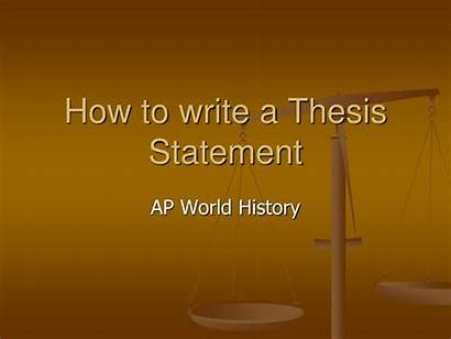 Thesis Write Statement Ppt Presentation Powerpoint