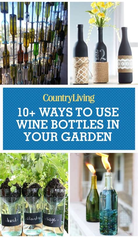 Wine Bottle Garden Crafts How To Use Recycled Bottles In Your Yard Wine Bottle Fence Wine