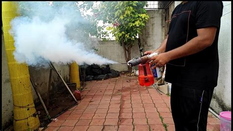 Diy Fogging Machine For Mosquito And Sanitization Youtube