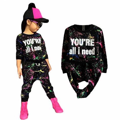 Maybe you would like to learn more about one of these? new fashion girls tracksuit baby kids sport clothes set ...