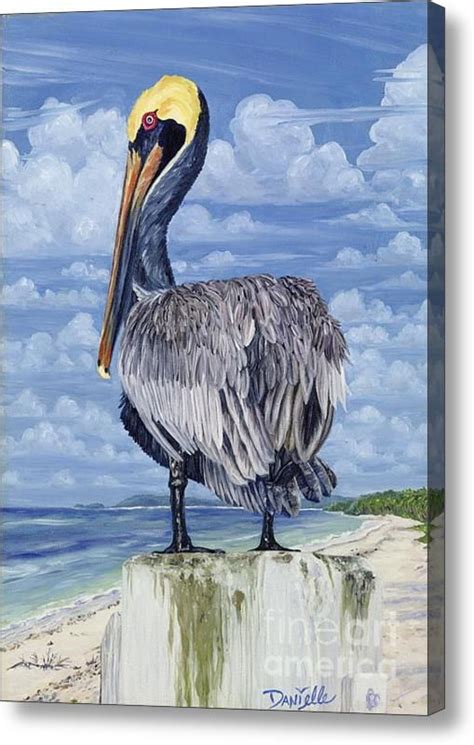 If I Were Richi Love This Painting Its Called The Pelican Perch