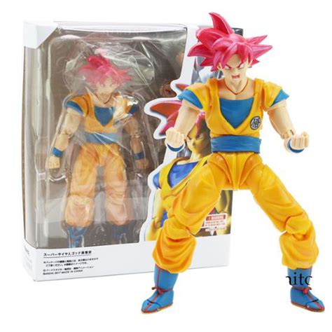 By toyotarou (illustrator), akira toriyama (author). S.H.Figuarts Dragon Ball Z Red Super Saiyan God Red Son ...