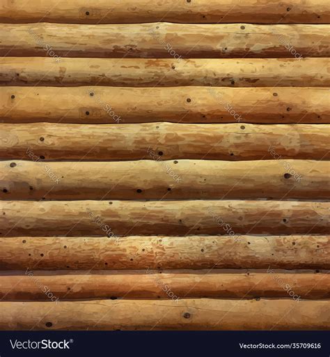 Log Cabin Wall Texture Seamless