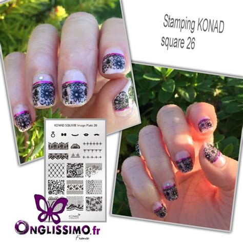 Stamping Nail Art Sq26 Konad Konad Onglissimo France