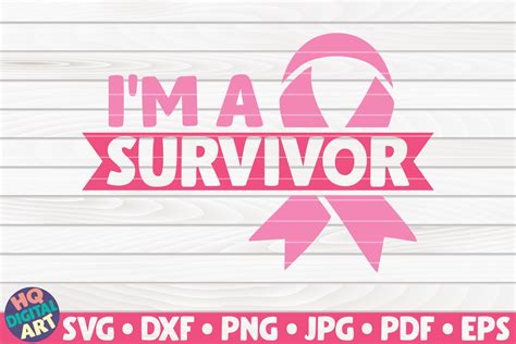 i m a survivor svg cancer awareness graphic by mihaibadea95 · creative fabrica