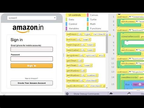 Applab code.org /dice with variables подробнее. Amazon Mobile App | E-Commerce App in App lab of Code.org ...