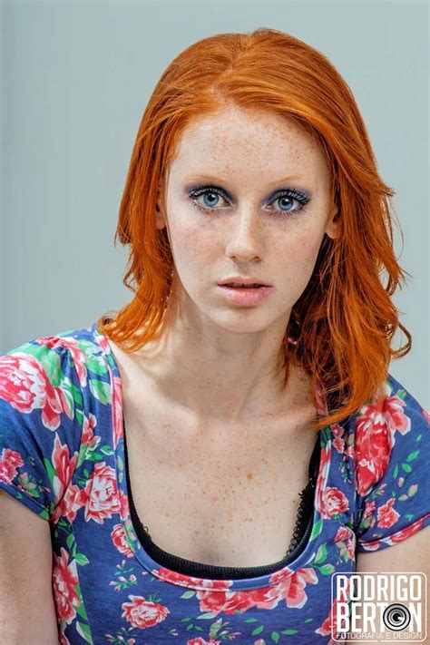 30 Beautiful Freckled Redhead Portrait Photography