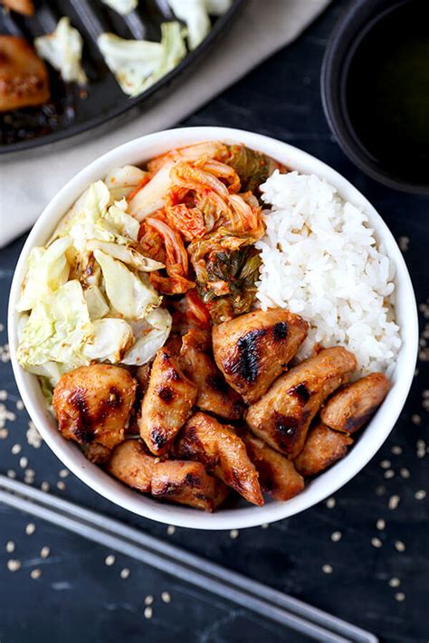 This sweet and spicy marinade turns any meat dish into a celestial one. Chicken Bulgogi With Cabbage | Pickled Plum Food And Drinks