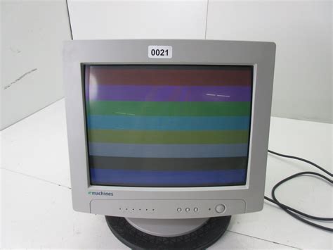 EMachines EView 15p 15 Flat Screen CRT VGA Computer Monitor Retro