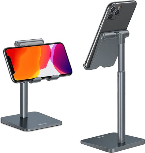 Omoton Phone Stand Angle Height Adjustable Vertical Desktop Mobile