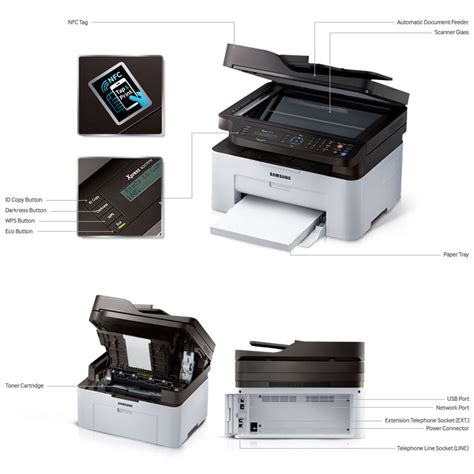 Samsung Xpress Sl M2070fwxaa Wireless Monochrome Printer