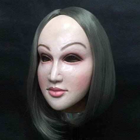 Realistic Female Mask Disguise Self Halloween Latex Realista Etsy