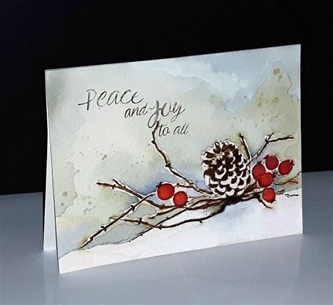 20161205171751 Christmas Card Art Painted Christmas Cards