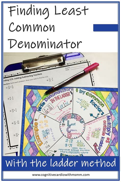 Finding Least Common Denominator | Least common denominator, Common denominators, Fractions