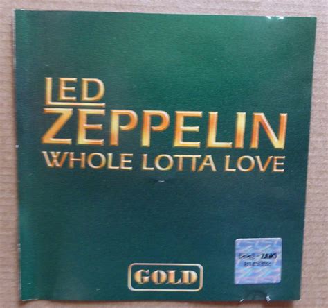 Led Zeppelin Whole Lotta Love Cd Discogs