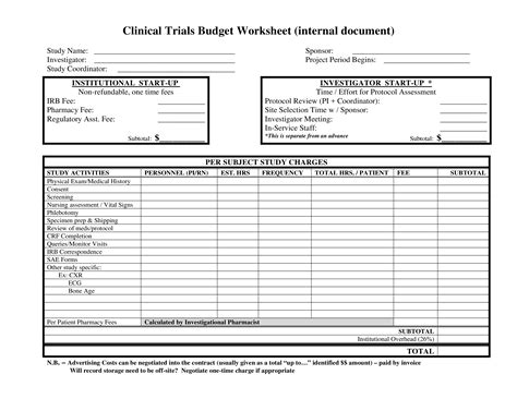 In this template, you're listing the key features that the user will miss if they fail to upgrade. Clinical Trial Budget | Templates at allbusinesstemplates.com