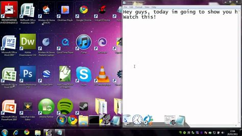How To Change Desktop Icon Size On Windows 7 Youtube