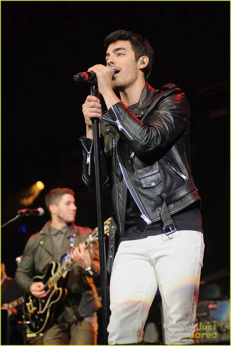 Black Leather Biker Jacket Black Leather Biker Jacket Jonas Brothers Nick Jonas Famous Faces