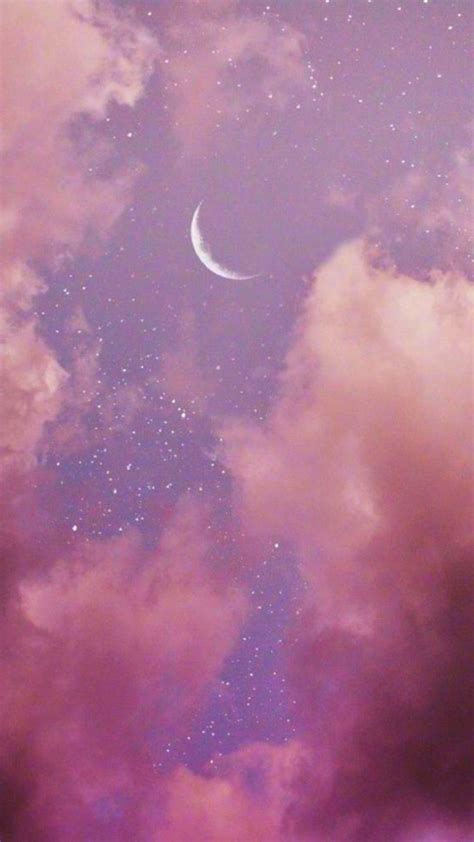 Aesthetic Iphone Backgrounds Iphone Wallpaper Stars Pink Moon