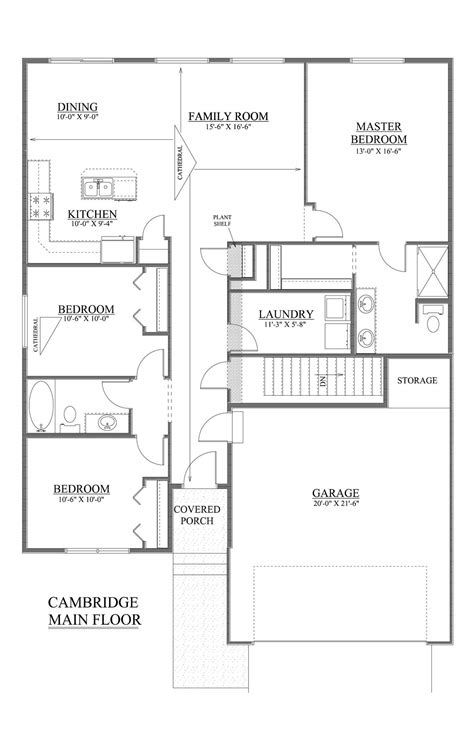 The Cambridge Basement Floor Plans Listings Ryn Built Homes