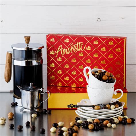 Chocolate Covered Multi Color Espresso Coffee Beans Amoretti