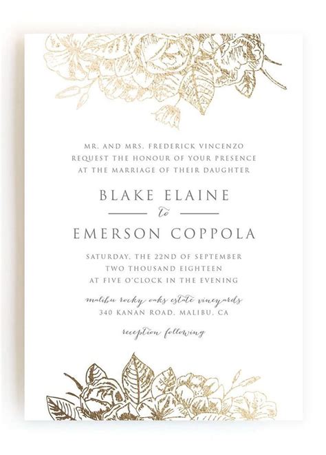 Exactly What to Write on Your Wedding Invitations, Line by Line