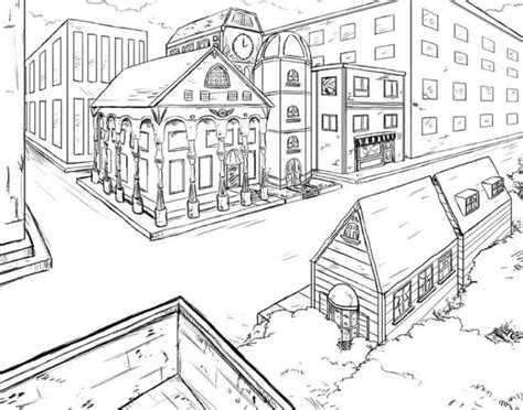 Check spelling or type a new query. 23 Contoh Sketsa Gambar Perspektif Pemandangan Kota yang ...