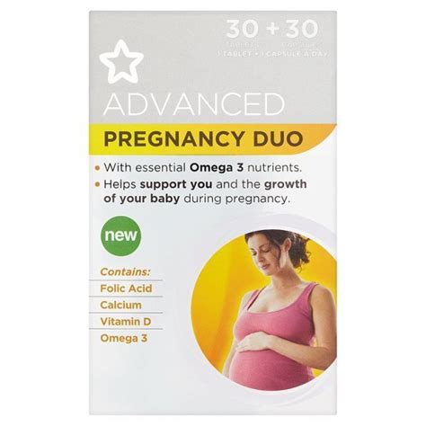 Superdrug Advanced Pregnancy Duo Tablets X 60 Health Superdrug