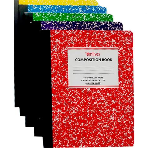 Wholesale Premium College Ruled Composition Notebook Assor Sku