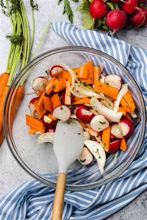 Roasted Radishes And Carrots With Thyme A Full Living