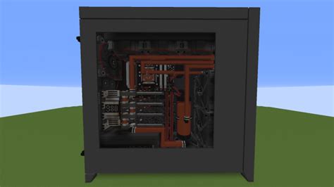 Huge Gaming Pc On A Scale By Wafoe Minecraft Map