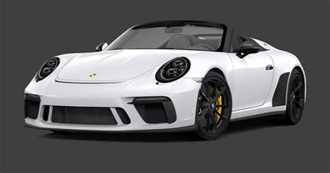 Carrara White Porsche 911 Speedster Looks So Fresh So Clean